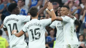Hasil LaLiga Real Madrid vs Espanyol: Kylian Mbappe Moncer, Los Blancos Jaga Rekor 100 Persen